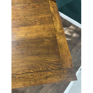 Vintage Dark Oak Dining Table