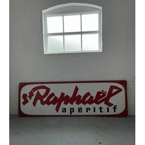 Vintage French St Raphael Advertising Sign Bar Cafe Restaurant Tour De France