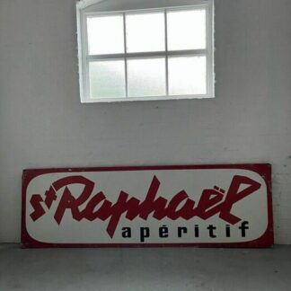 Vintage French St Raphael Advertising Sign Bar Cafe Restaurant Tour De France