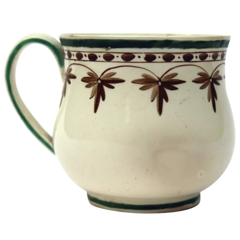 A good & rare antique Georgian Wedgwood Creamware pottery Ice Custard Cup C.1790