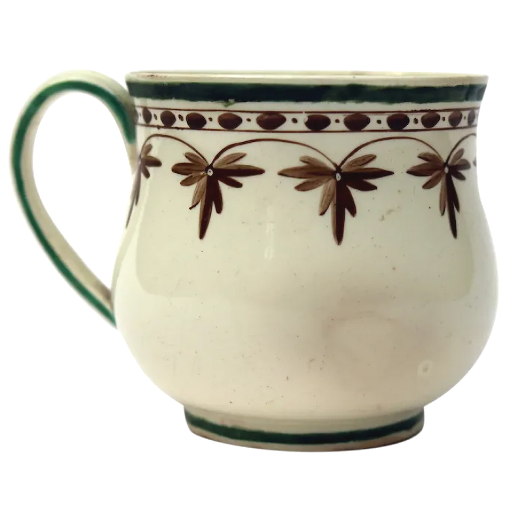 A good & rare antique Georgian Wedgwood Creamware pottery Ice Custard Cup C.1790