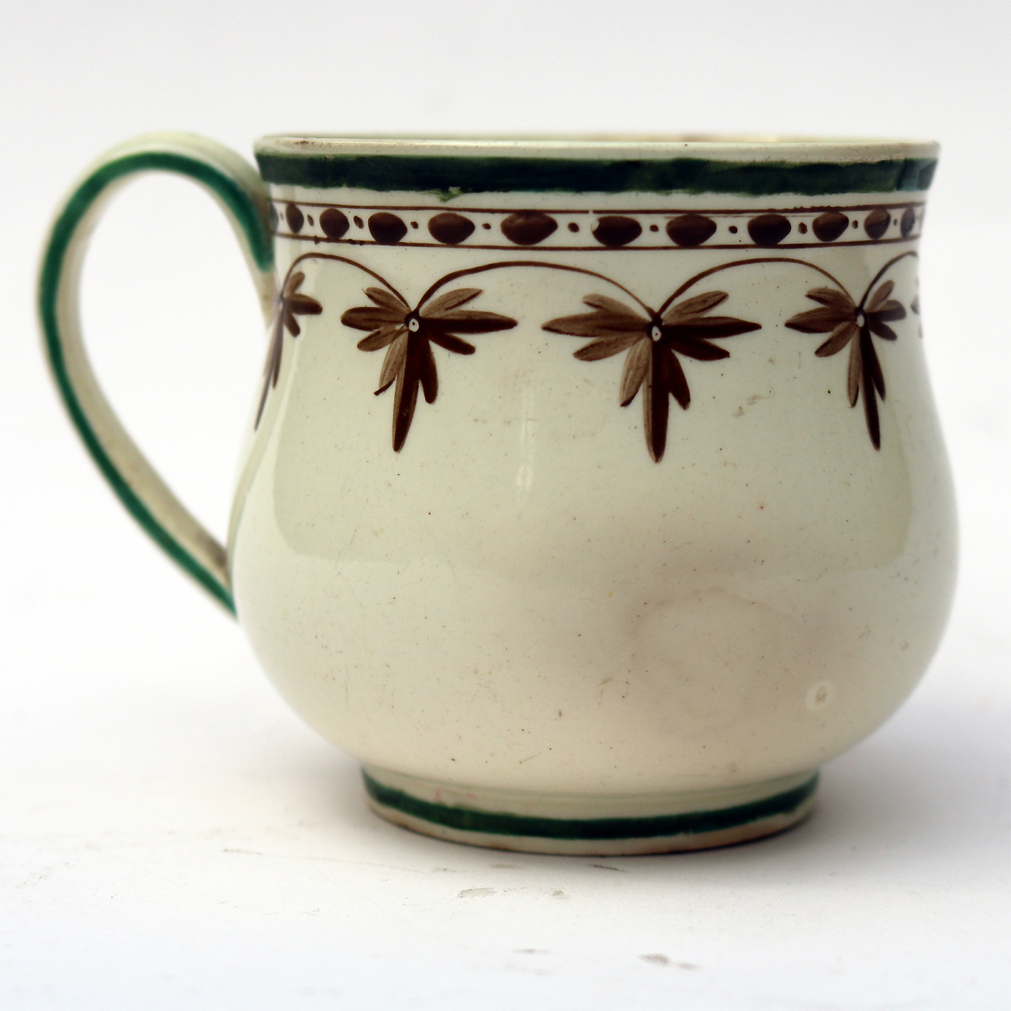 A good & rare antique Georgian Wedgwood Creamware pottery Ice Custard Cup C.1790