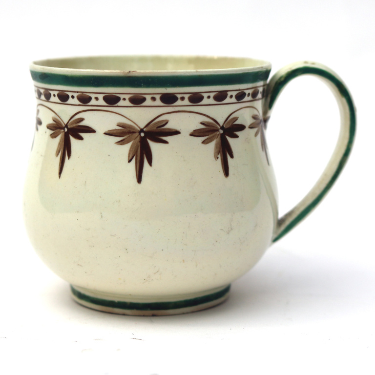 A good & rare antique Georgian Wedgwood Creamware pottery Ice Custard Cup C.1790 - Image 3
