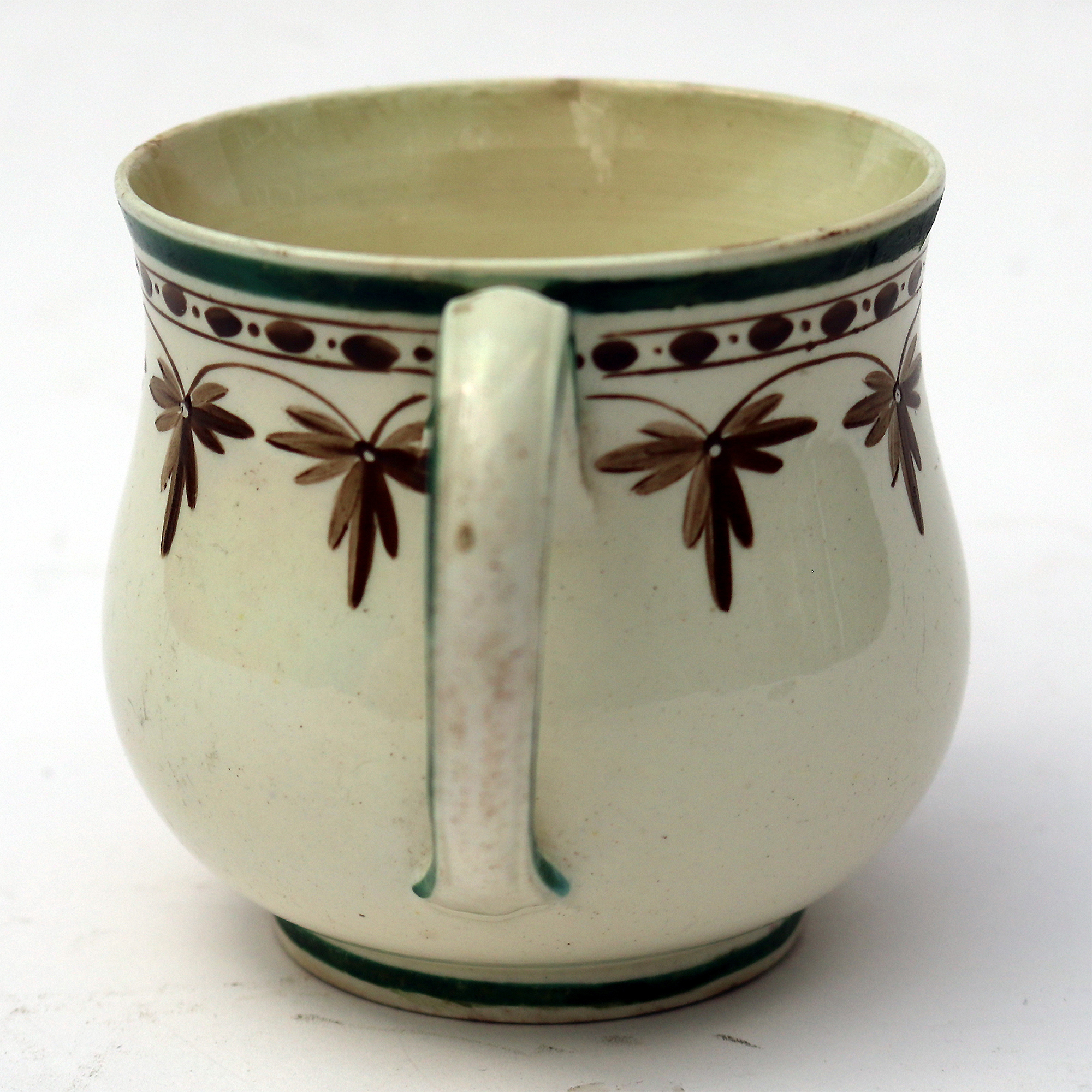 A good & rare antique Georgian Wedgwood Creamware pottery Ice Custard Cup C.1790