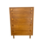 Mid-Century Meredew Tallboy Chest of Drawers by Peter Liley. Early, 1970s