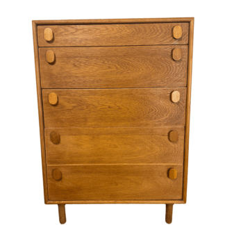 Mid-Century Meredew Tallboy Chest of Drawers by Peter Liley. Early, 1970s