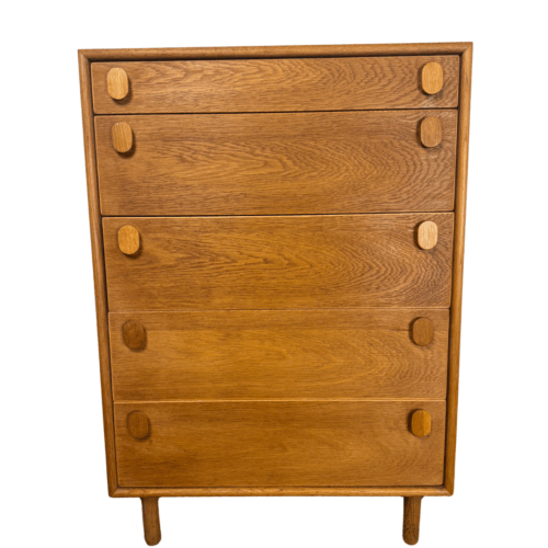 Mid-Century Meredew Tallboy Chest of Drawers by Peter Liley. Early, 1970s