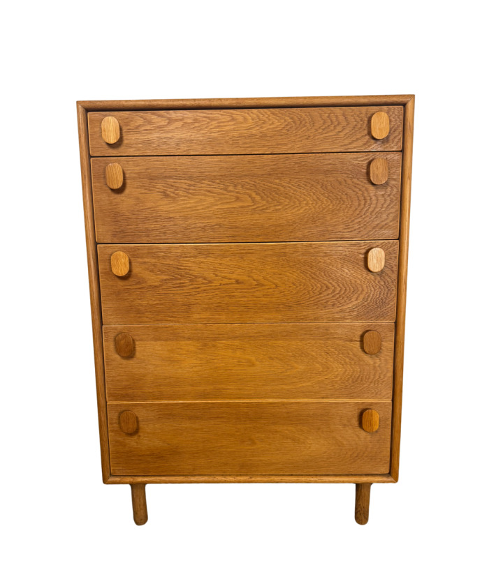 Mid-Century Meredew Tallboy Chest of Drawers by Peter Liley. Early, 1970s