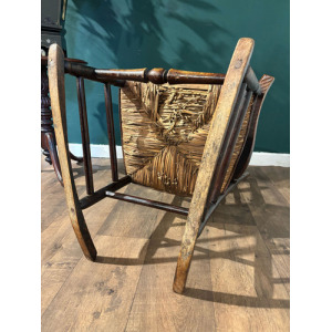 18th Century Lancashire Spindle Back Rocking Chair