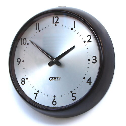 1960s Midcentury Original Industrial Wall Clock Factory. Fully Guaranteed