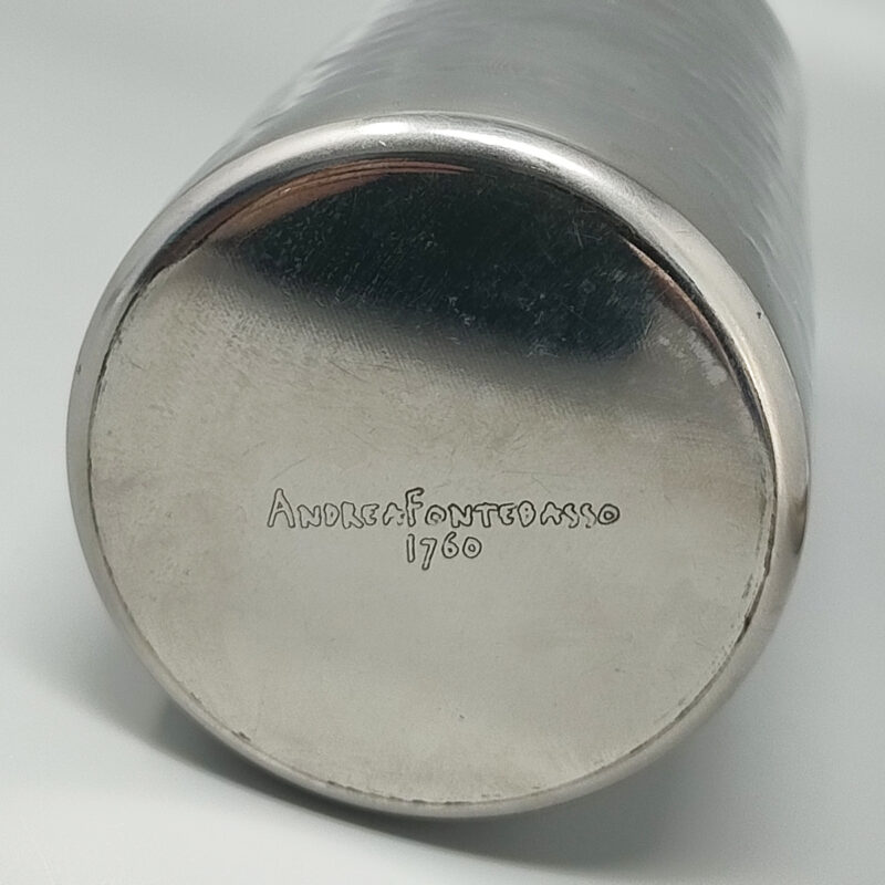 1970s Gorgeous cocktail shaker by Andrea Fontebasso. Made in Italy