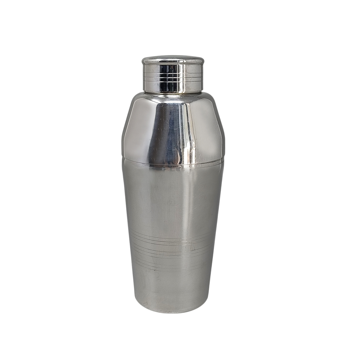 1970s Astonishing Cocktail Shaker by Guy Degrenne in Stainless Steel. Made in France