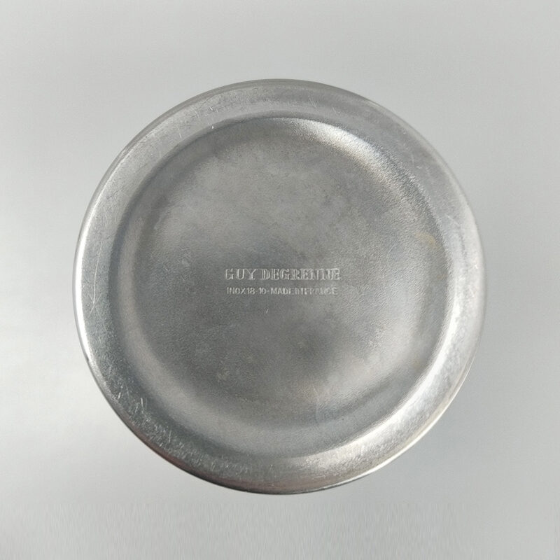 1970s Astonishing Cocktail Shaker by Guy Degrenne in Stainless Steel. Made in France