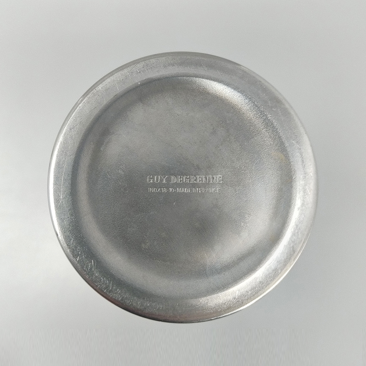 1970s Astonishing Cocktail Shaker by Guy Degrenne in Stainless Steel. Made in France