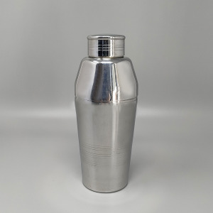 1970s Astonishing Cocktail Shaker by Guy Degrenne in Stainless Steel. Made in France