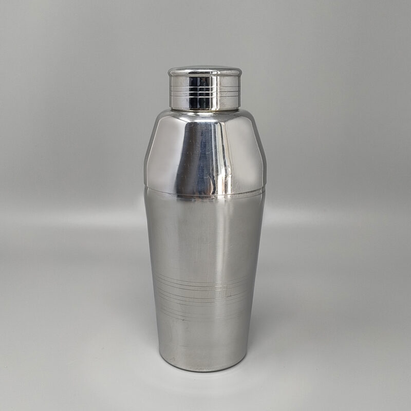 1970s Astonishing Cocktail Shaker by Guy Degrenne in Stainless Steel. Made in France