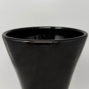 1980s Exquisited Handcrafted Polychrome Vase in Ceramic by Bizzirri. Made in Italy