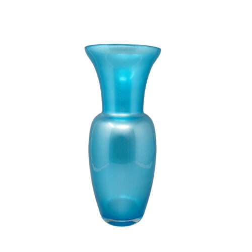 1970s Blue Vase by Jean Close' for Michielotto. Made in Italy