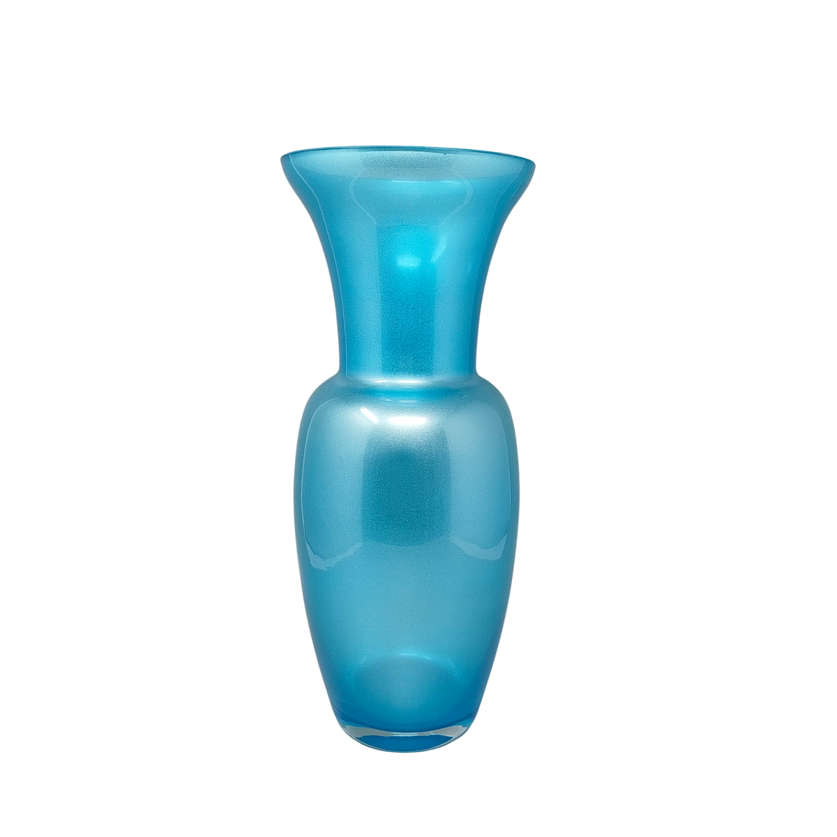1970s Blue Vase by Jean Close' for Michielotto. Made in Italy