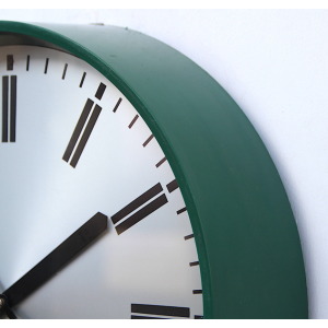 1970s British Office/Commercial Industrial Wall Clock. Fully Guaranteed