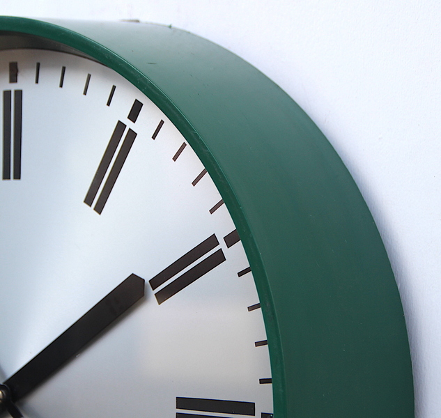 1970s British Office/Commercial Industrial Wall Clock. Fully Guaranteed