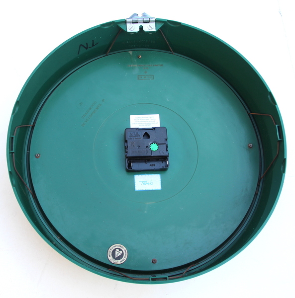 1970s British Office/Commercial Industrial Wall Clock. Fully Guaranteed