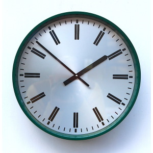 1970s British Office/Commercial Industrial Wall Clock. Fully Guaranteed