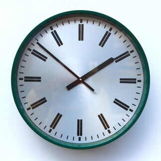 1970s British Office/Commercial Industrial Wall Clock. Fully Guaranteed