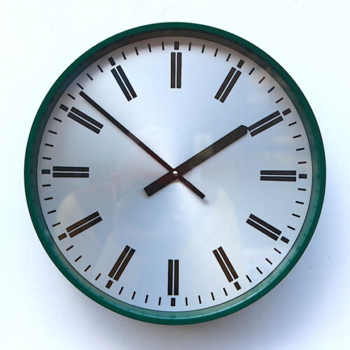 1970s British Office/Commercial Industrial Wall Clock. Fully Guaranteed