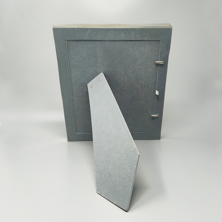 1970s Stunning Photo Frame in Silver Plated. Made in Italy - Image 5