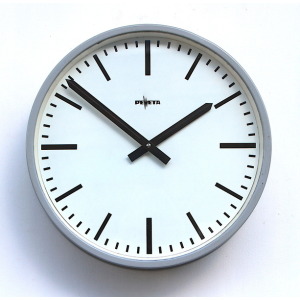 1970s Midcentury Original Industrial Wall Clock Factory. Fully Guaranteed
