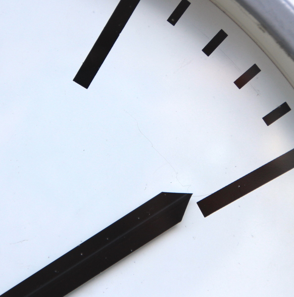 1970s Midcentury Original Industrial Wall Clock Factory. Fully Guaranteed