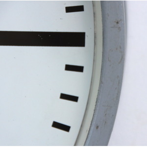1970s Midcentury Original Industrial Wall Clock Factory. Fully Guaranteed