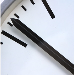 1970s Midcentury Original Industrial Wall Clock Factory. Fully Guaranteed
