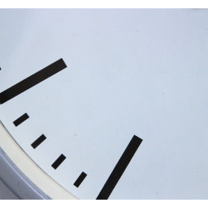 1970s Midcentury Original Industrial Wall Clock Factory. Fully Guaranteed
