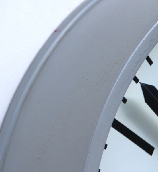 1970s Midcentury Original Industrial Wall Clock Factory. Fully Guaranteed