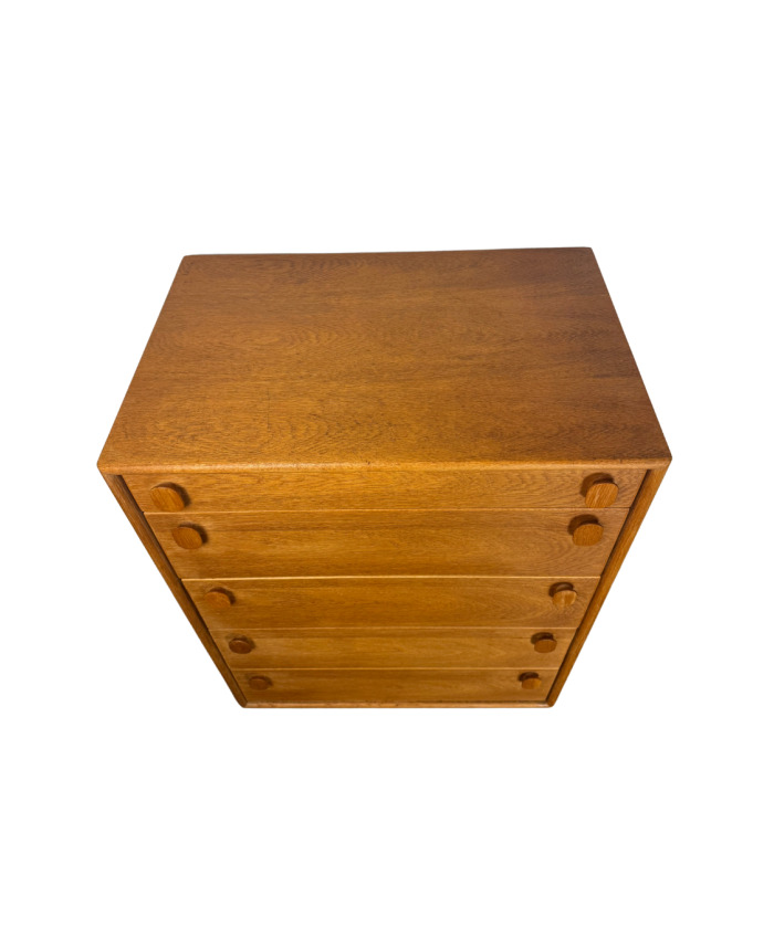 Mid-Century Meredew Tallboy Chest of Drawers by Peter Liley. Early, 1970s