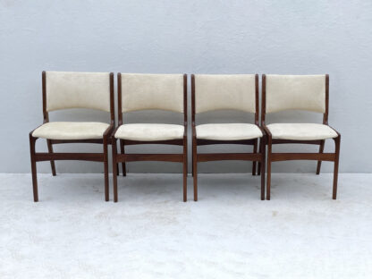 Mid Century Danish Teak Dining Chairs By Henning Kjærnulf - Image 8