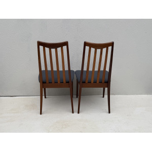 Mid Century Teak And Fabric Dining Chairs By Leslie Dandy For G Plan, 1960s, Set Of 4