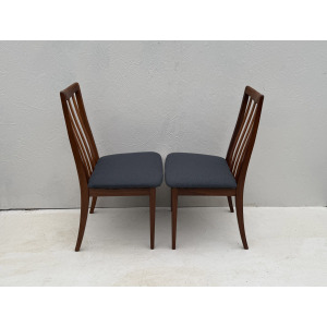 Mid Century Teak And Fabric Dining Chairs By Leslie Dandy For G Plan, 1960s, Set Of 4