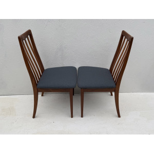 Mid Century Teak And Fabric Dining Chairs By Leslie Dandy For G Plan, 1960s, Set Of 4