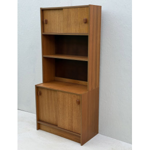 Mid Century, Modular, Teak, Wall Cabinet