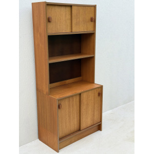 Mid Century, Modular, Teak, Wall Cabinet