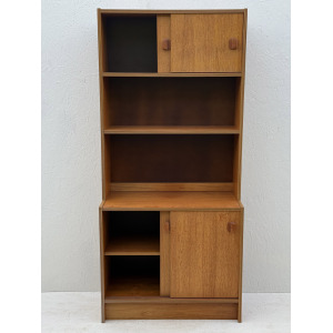 Mid Century, Modular, Teak, Wall Cabinet