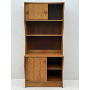 Mid Century, Modular, Teak, Wall Cabinet