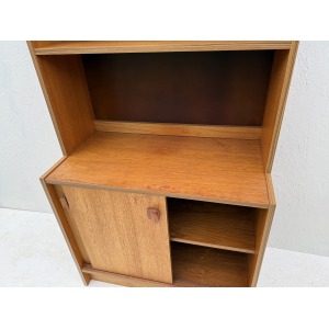 Mid Century, Modular, Teak, Wall Cabinet