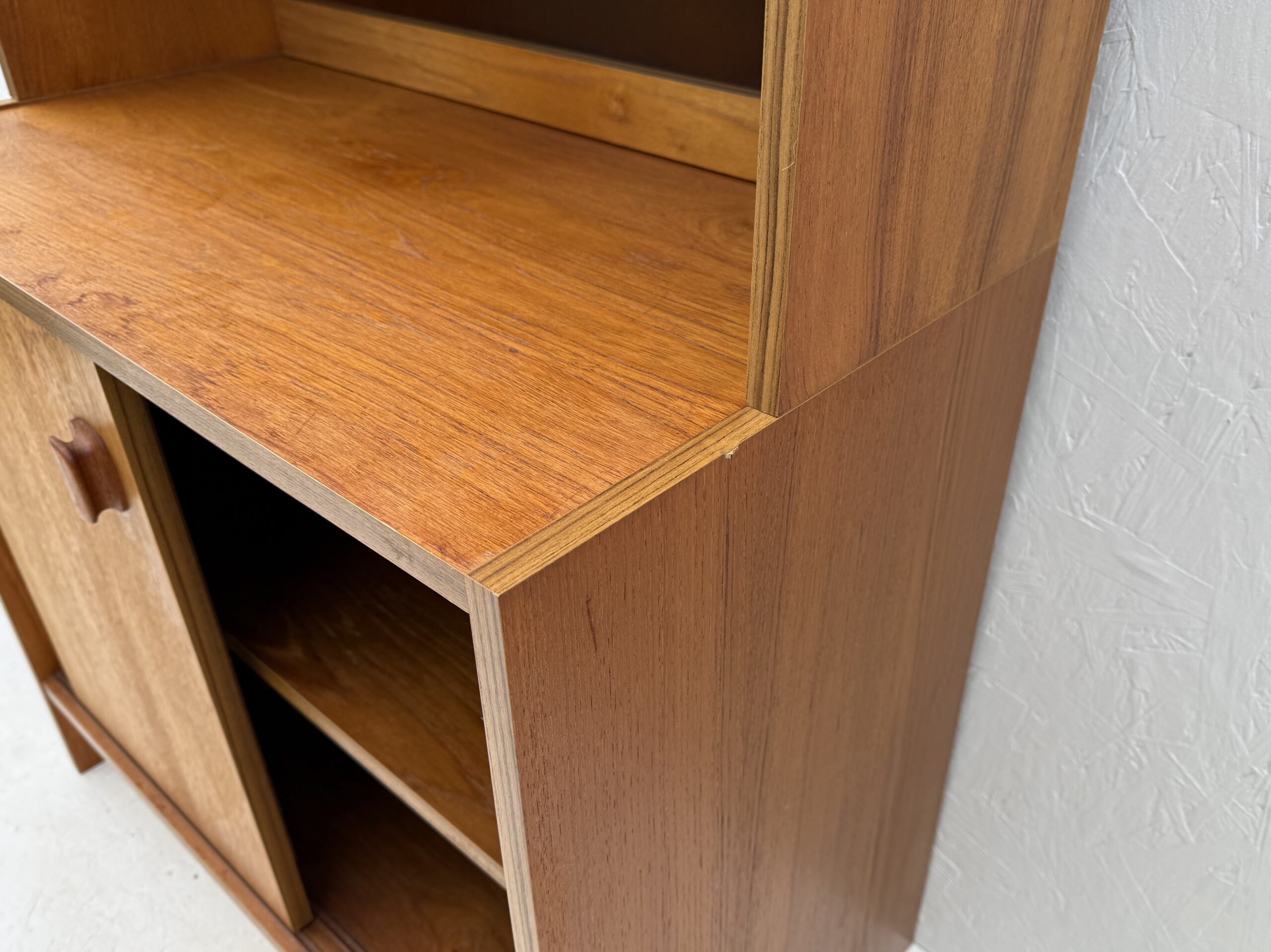 Mid Century, Modular, Teak, Wall Cabinet