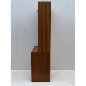 Mid Century, Modular, Teak, Wall Cabinet