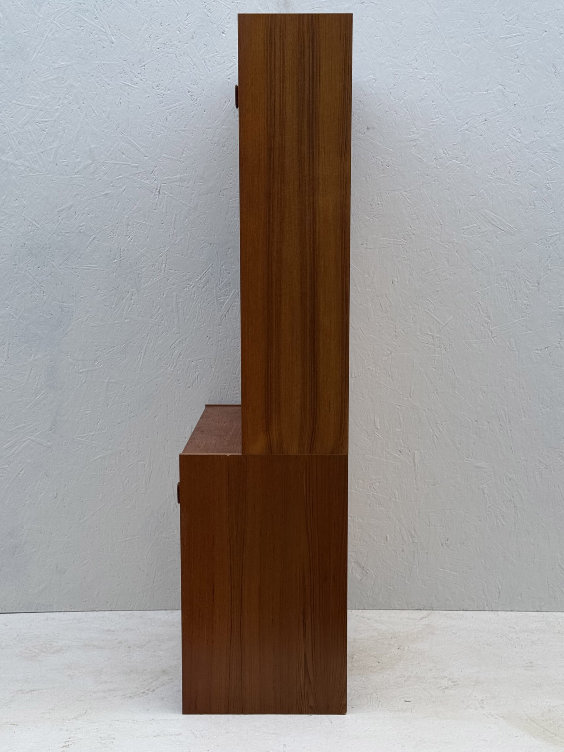 Mid Century, Modular, Teak, Wall Cabinet