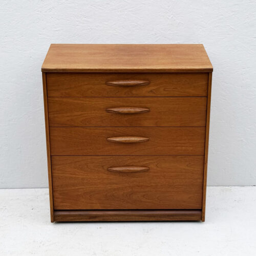 Vintage Mid Century Teak Austinsuite Chest Of Drawers